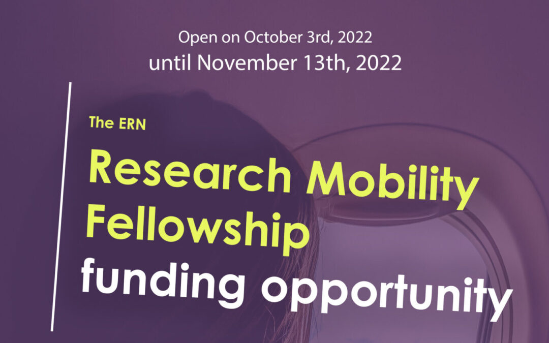 EJP RD: ERN Research Mobility Fellowship funding opportunity